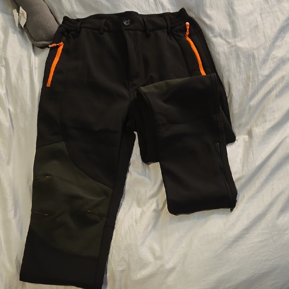 30x30 Men's Black and Orange Work/Hiking Pants